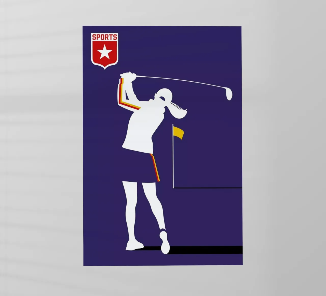 Golfer 2 pellicola backlit da Bo Lundberg