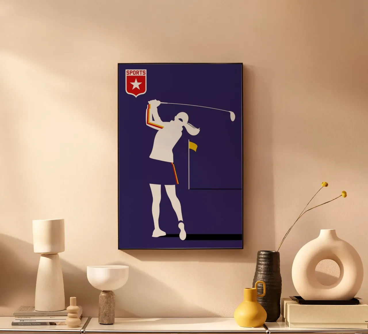 Golfer 2 plexiglass da Bo Lundberg