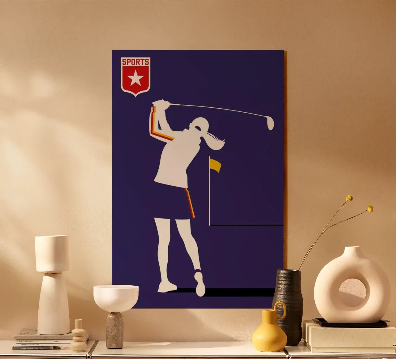 Golfer 2 plexiglass da Bo Lundberg