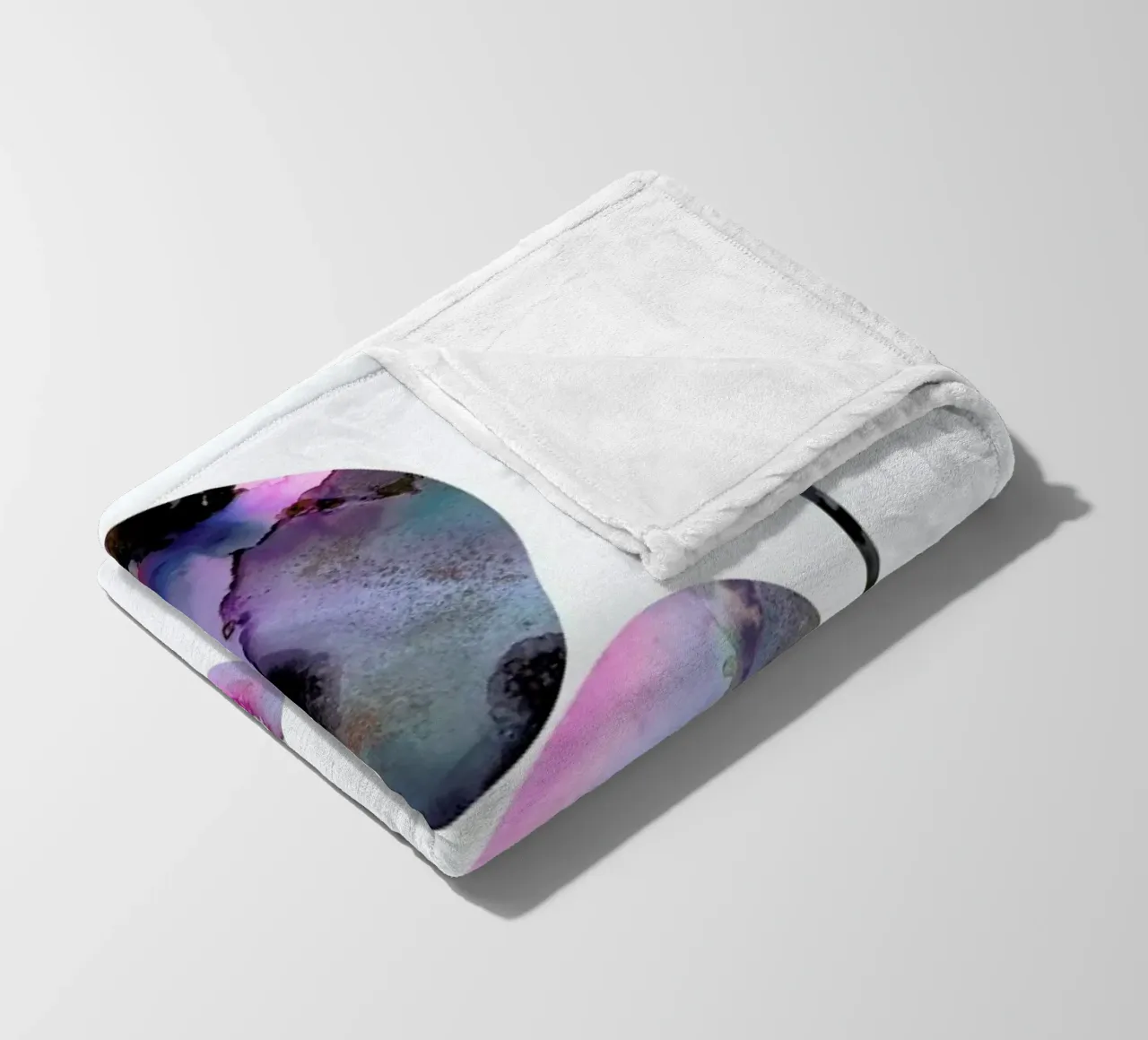 Sunrise fleece blanket by Larissa van der Laan
