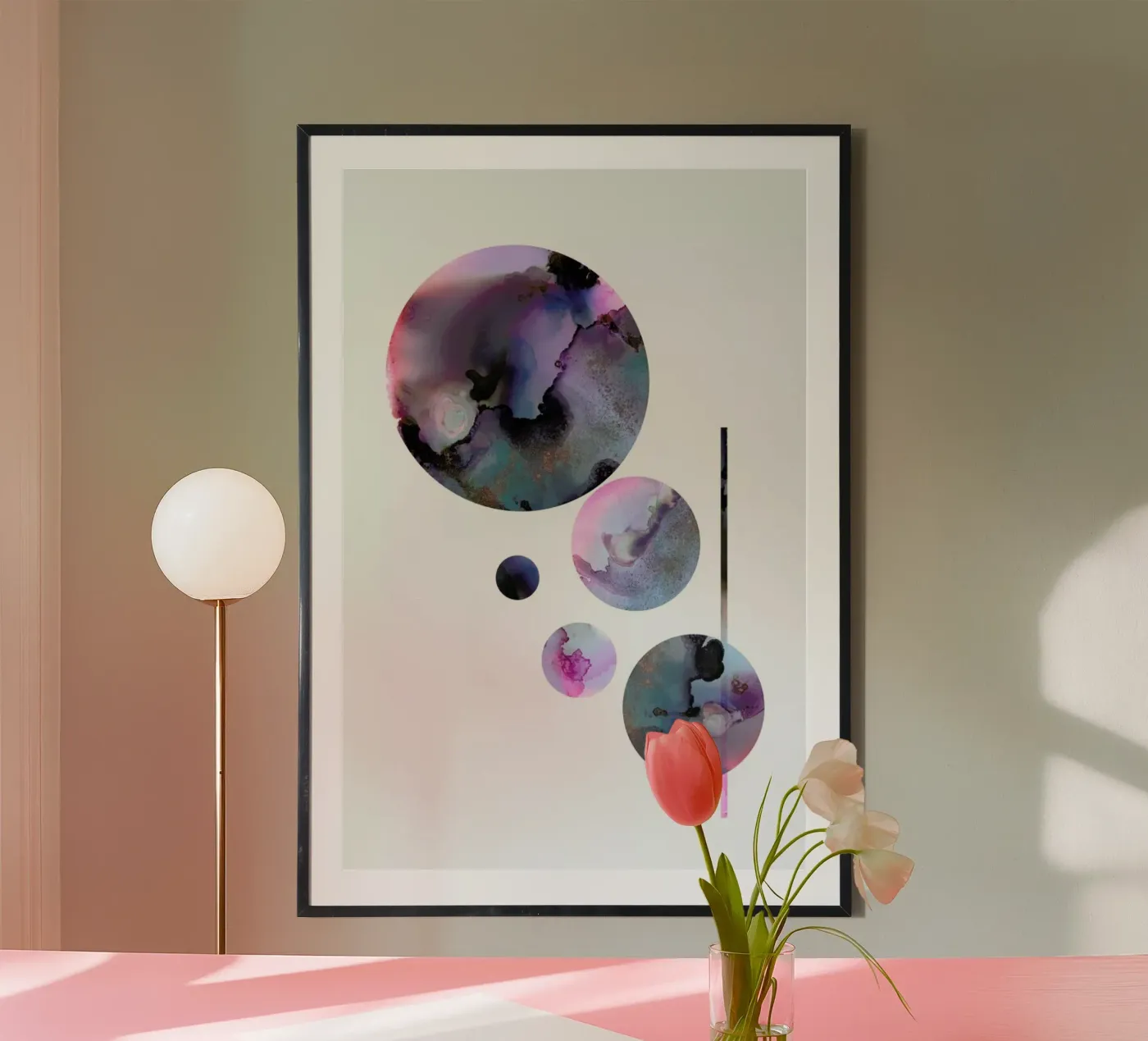 Sunrise poster by Larissa van der Laan