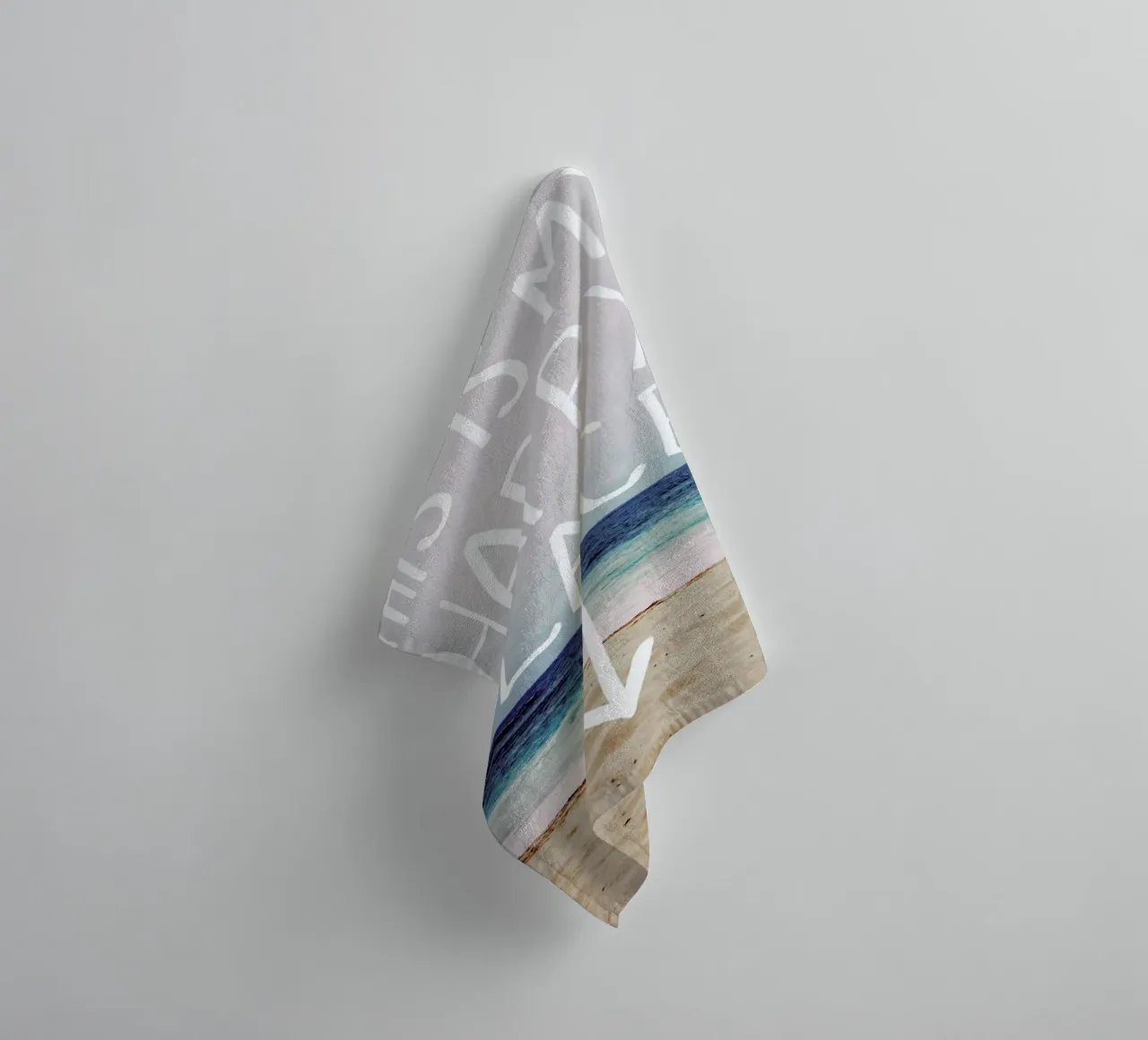 Happy Place towel by Leah Flores