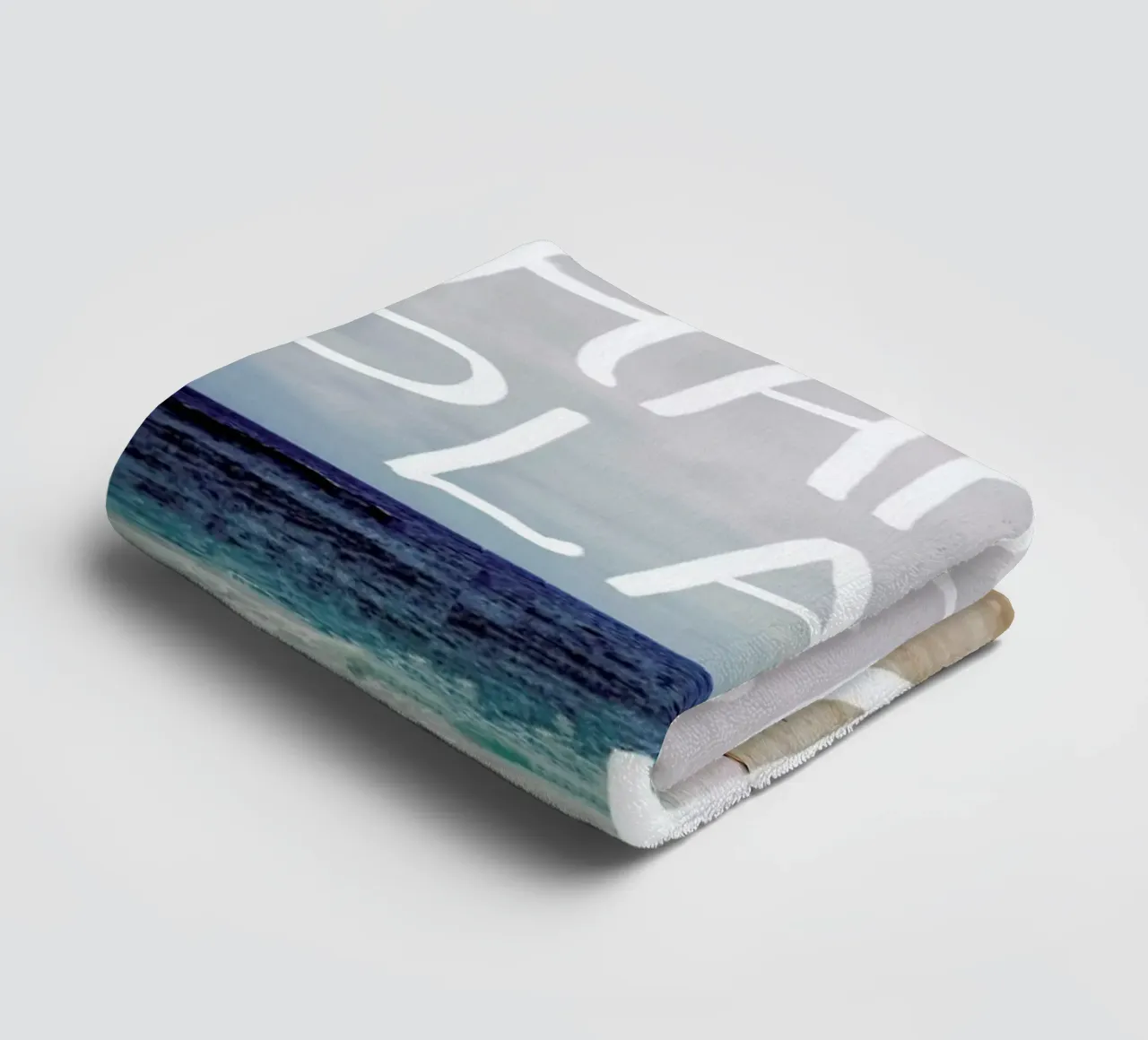 Happy Place towel by Leah Flores