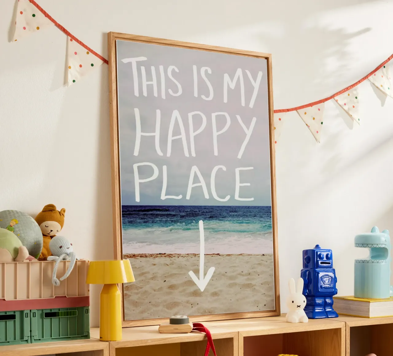 Happy Place plexiglass da Leah Flores