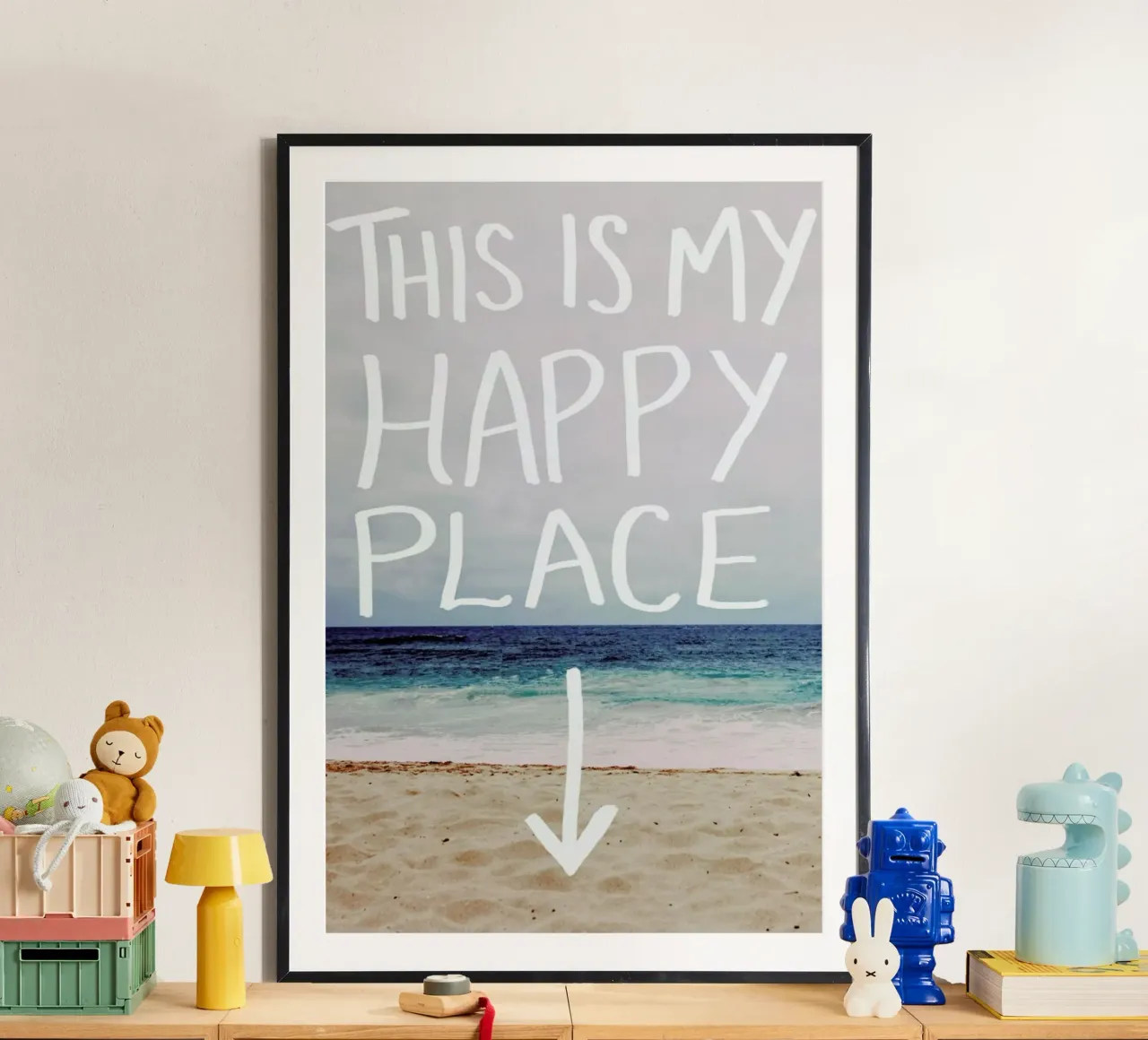 Happy Place poster da Leah Flores