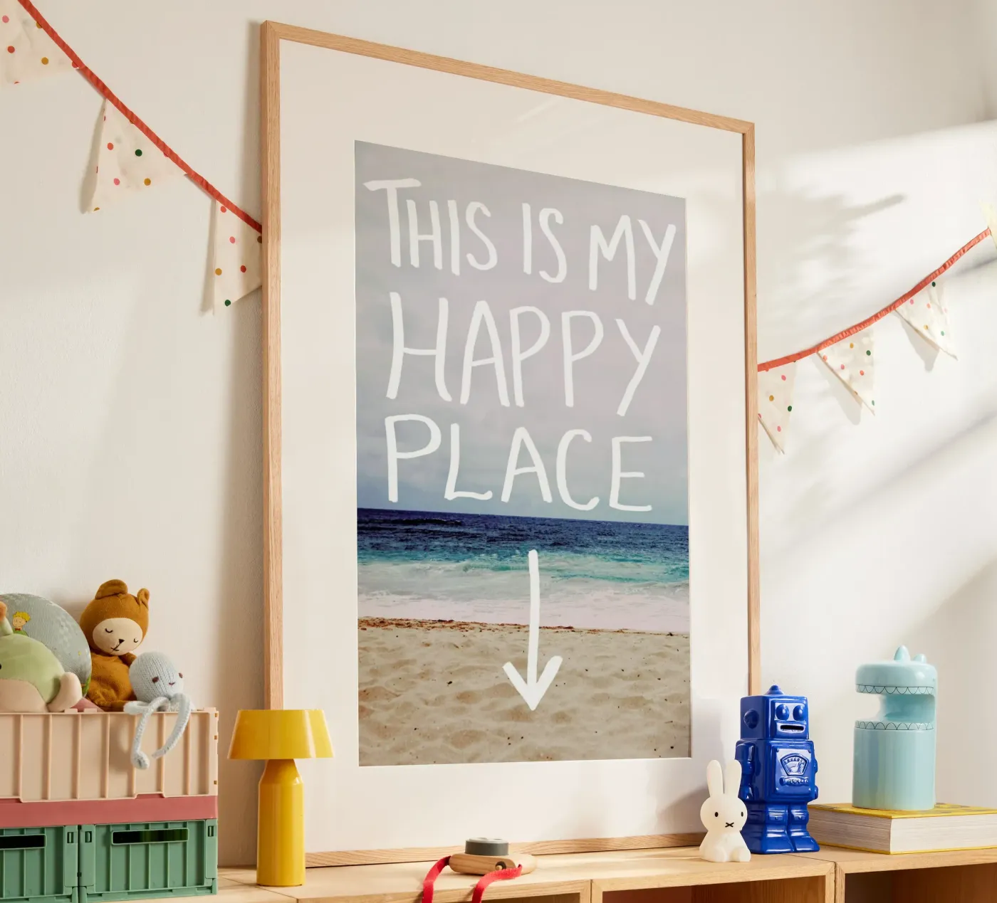 Happy Place poster da Leah Flores