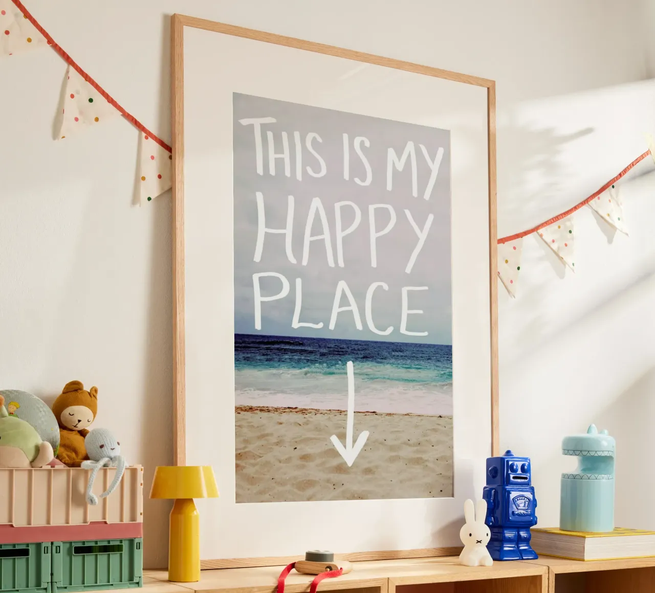Happy Place poster da Leah Flores