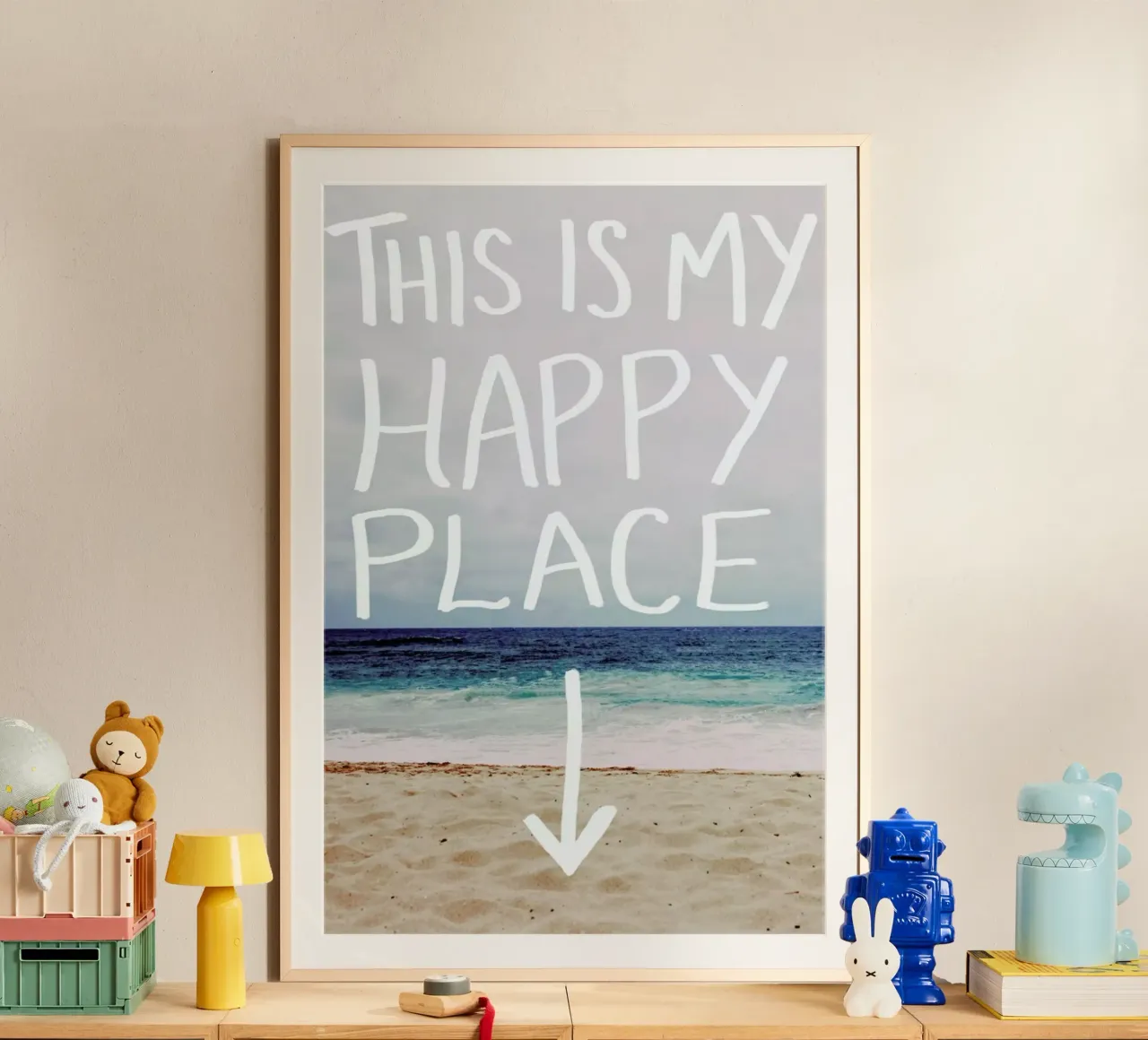 Happy Place poster da Leah Flores