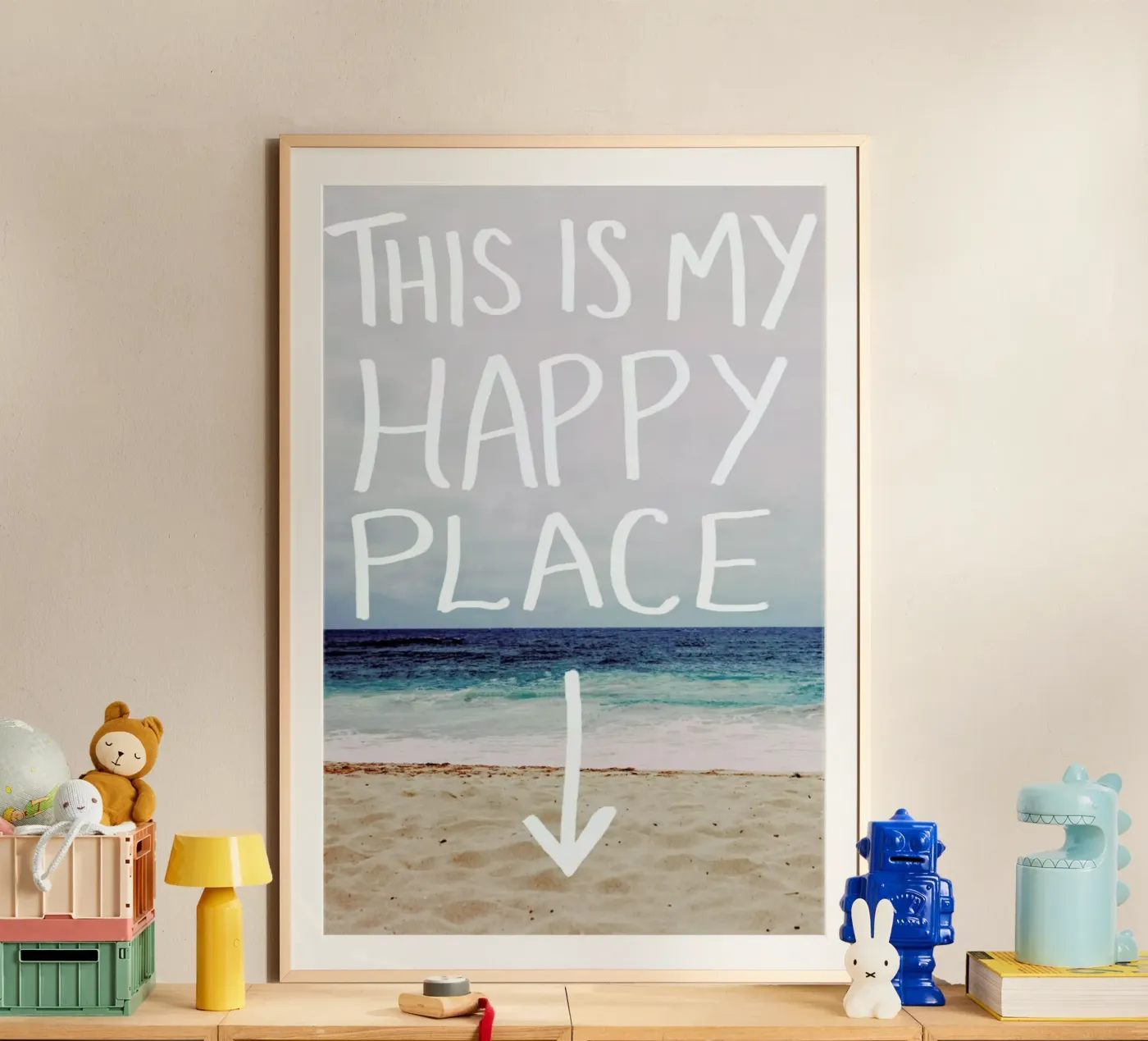 Happy Place poster da Leah Flores