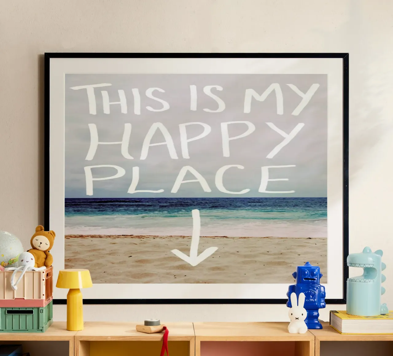 Happy Place poster da Leah Flores