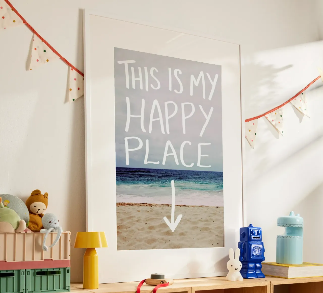 Happy Place poster da Leah Flores