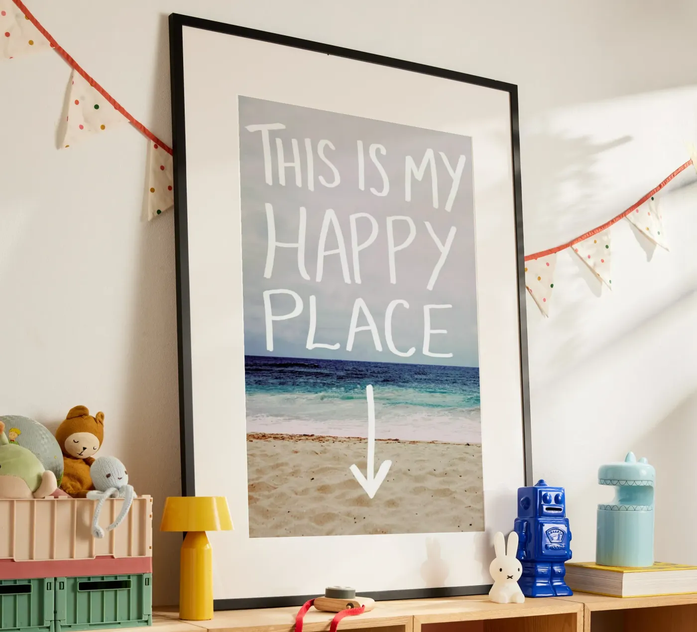 Happy Place poster da Leah Flores