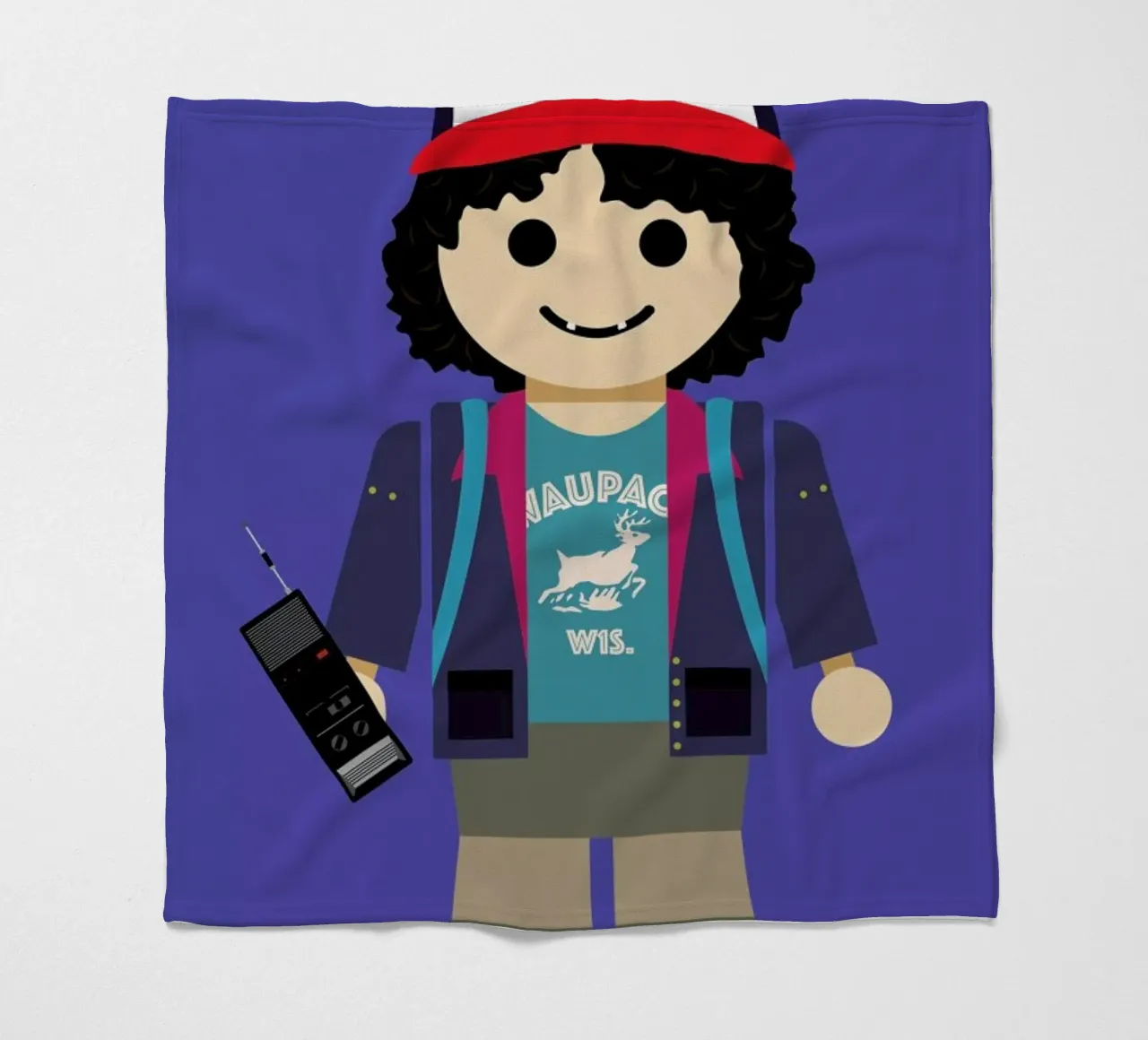 Dustin Toy fleece blanket by Rafa Gomes