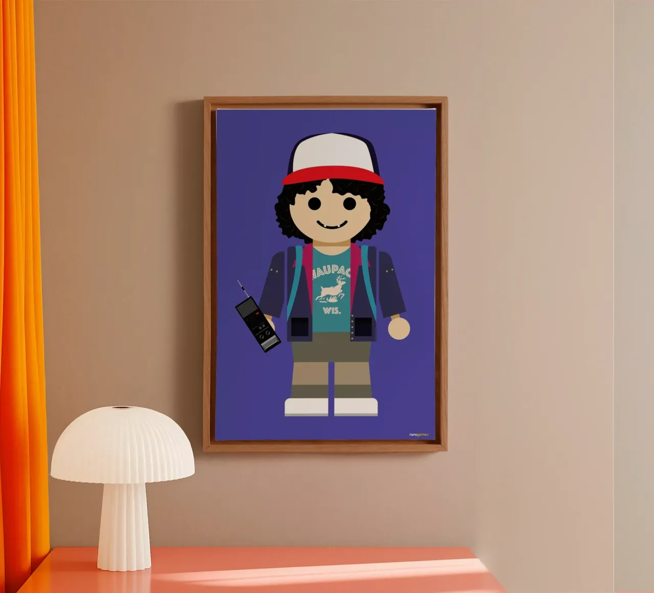 Dustin Toy canvas by Rafa Gomes