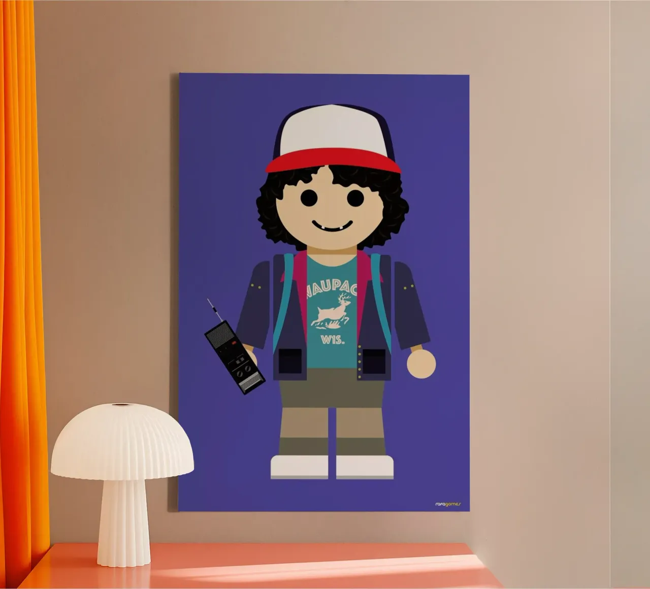 Dustin Toy canvas by Rafa Gomes