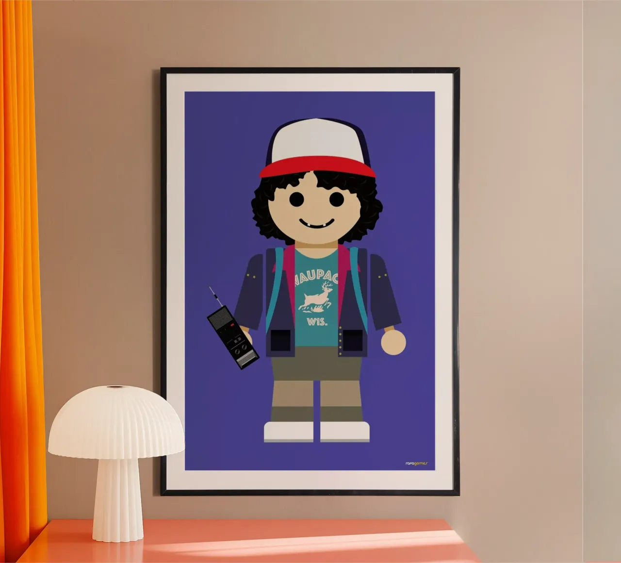 Dustin Toy poster da Rafa Gomes