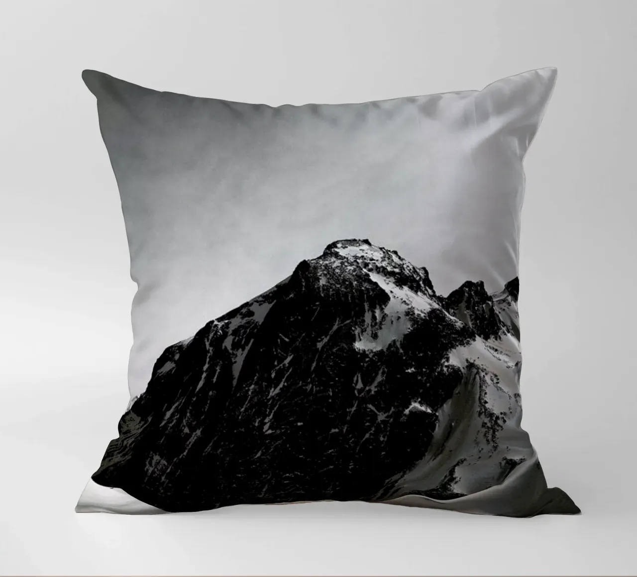 Mountains III decorative cushion by Sebastian Hilgetag