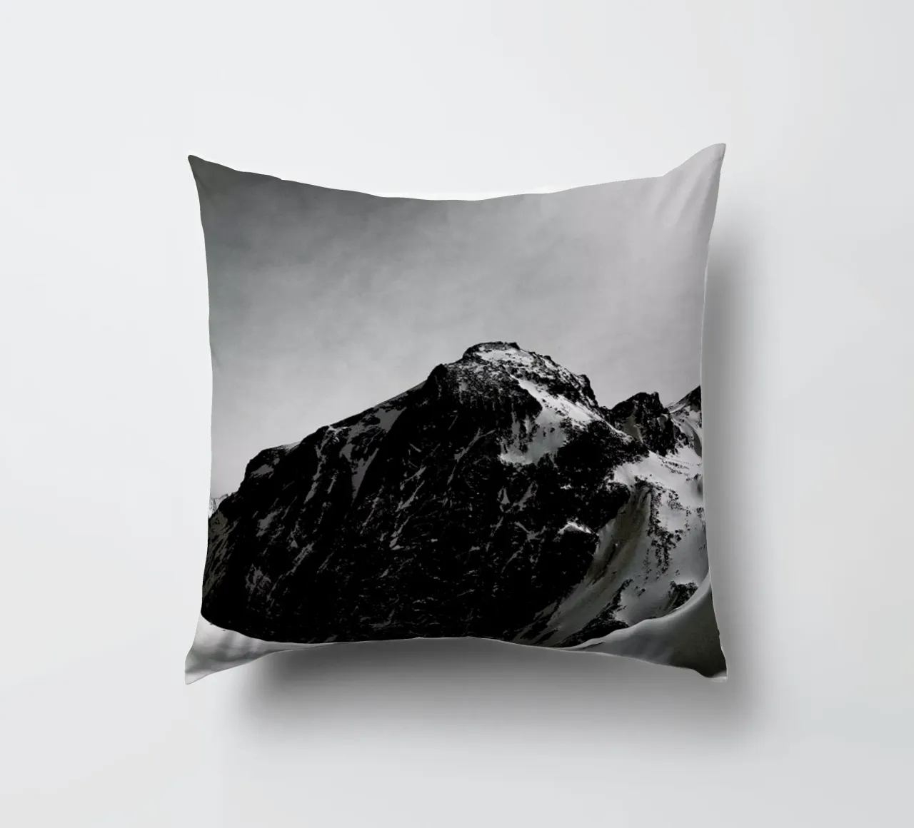 Mountains III decorative cushion by Sebastian Hilgetag