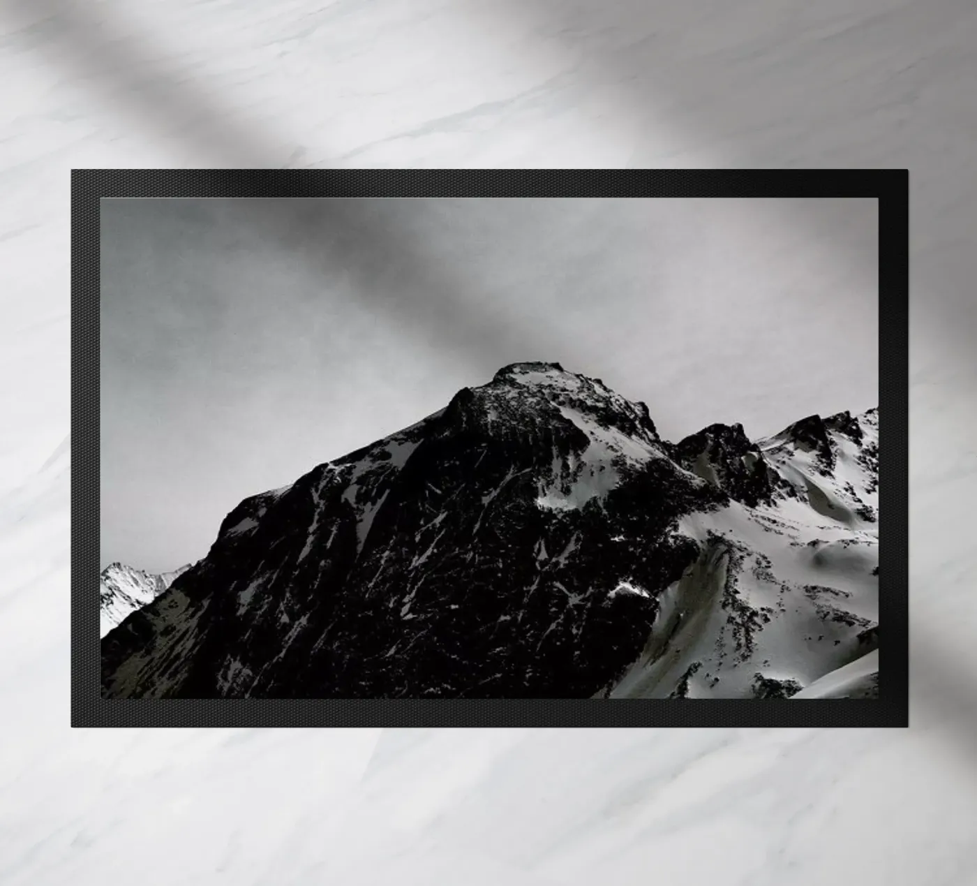 Mountains III doormat by Sebastian Hilgetag