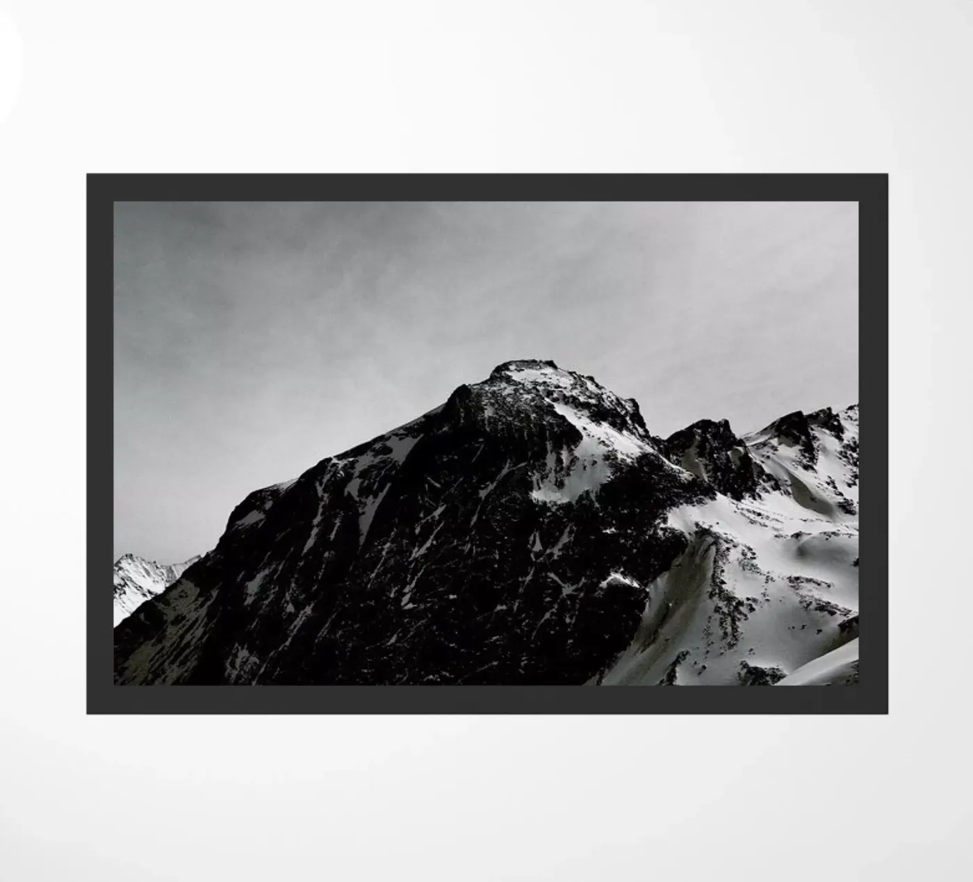 Mountains III doormat by Sebastian Hilgetag