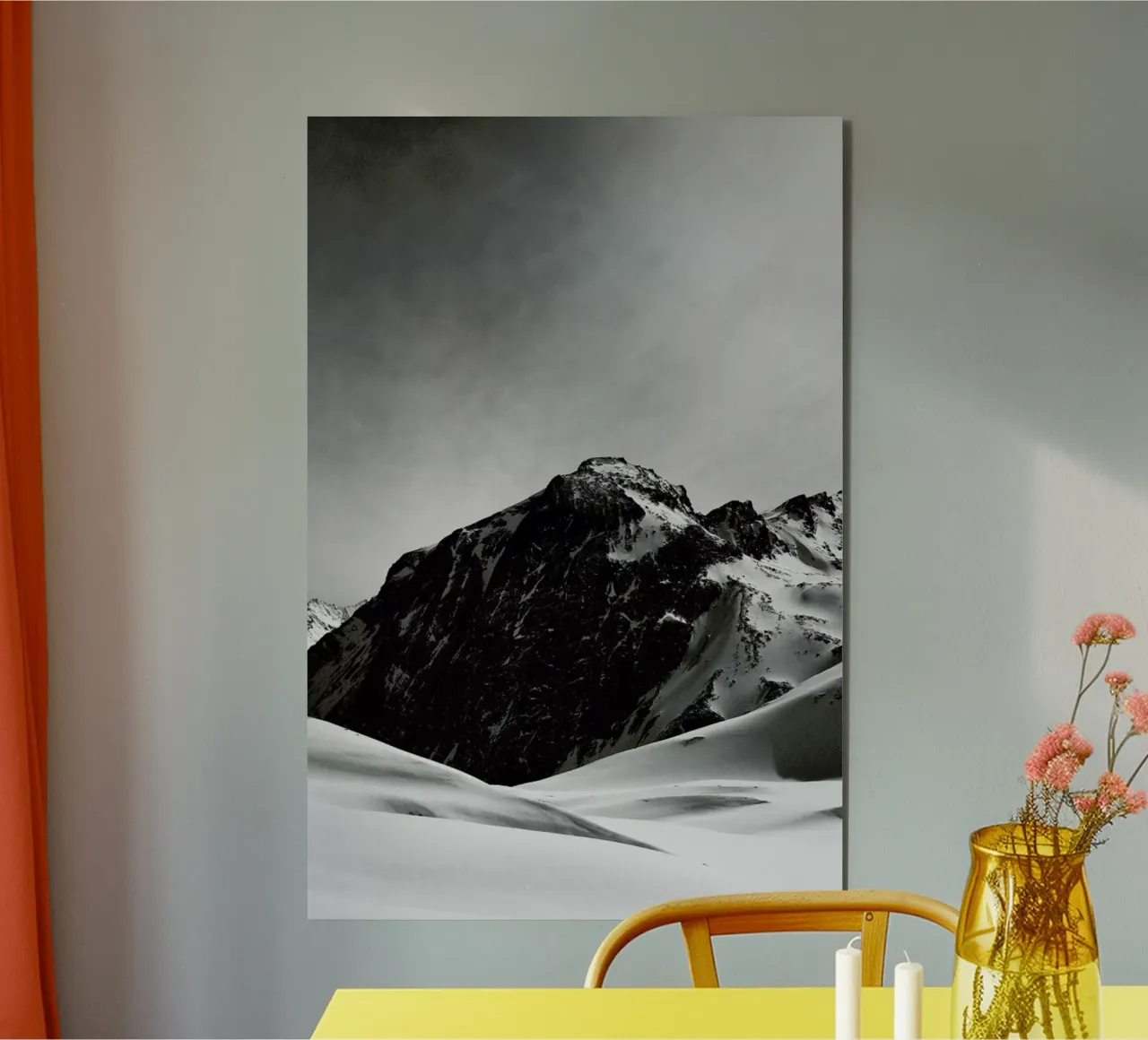 Mountains III forex plate by Sebastian Hilgetag