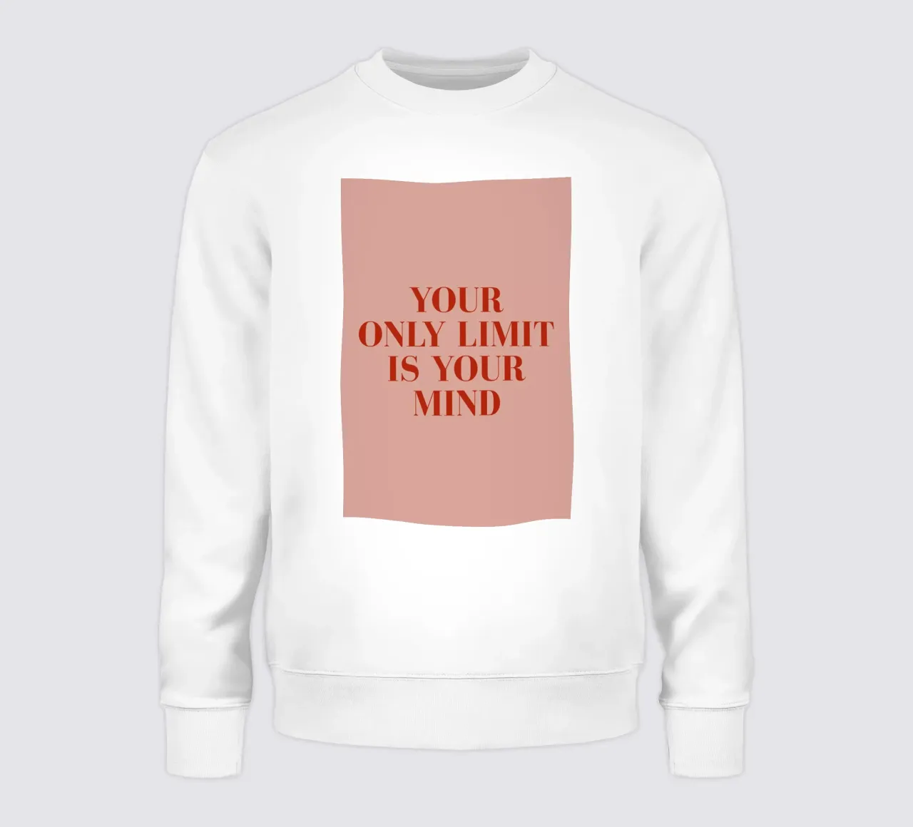 Your Only Limit sweatshirt van daylight design studio