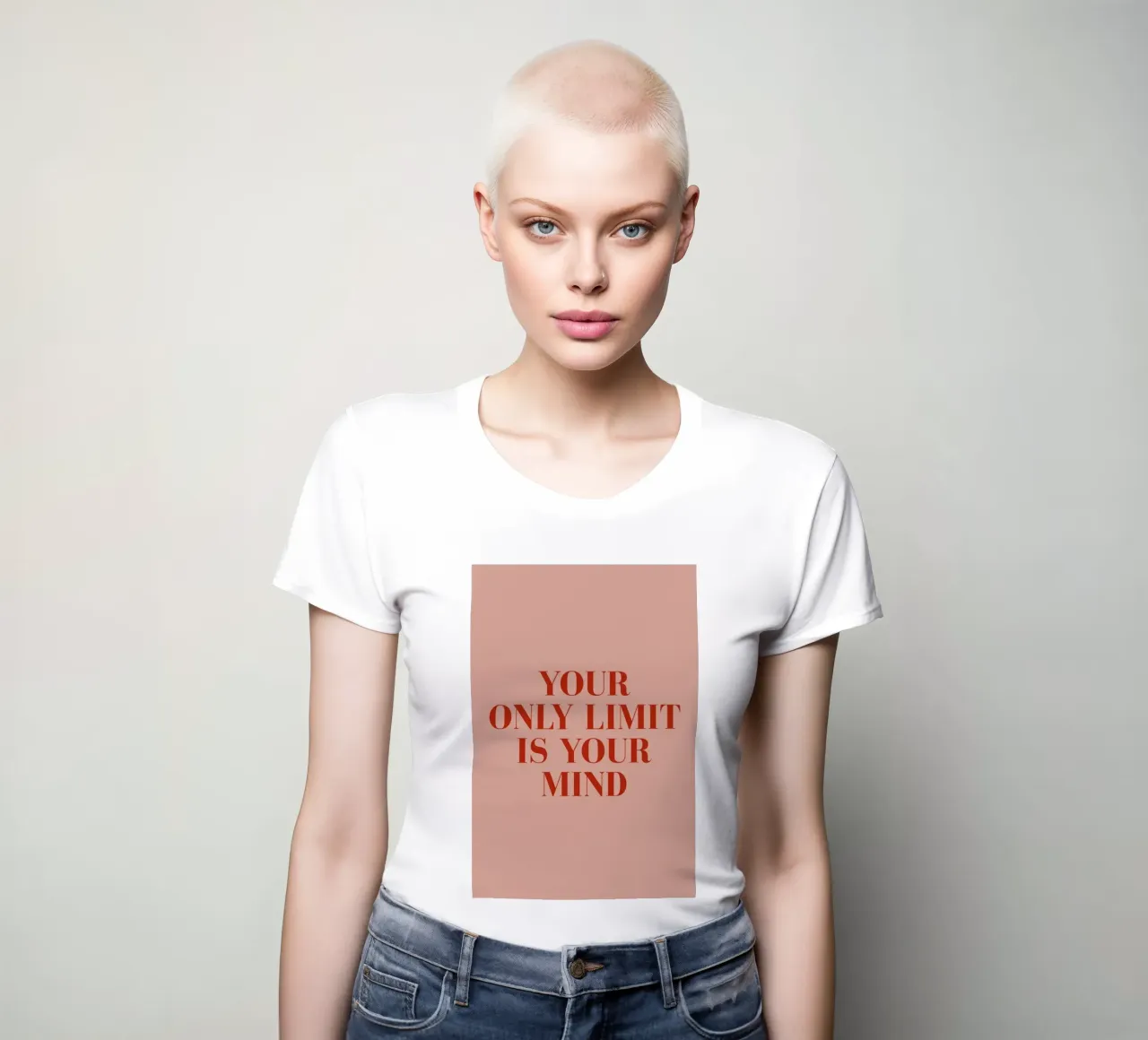Your Only Limit t-shirt da donna da daylight design studio