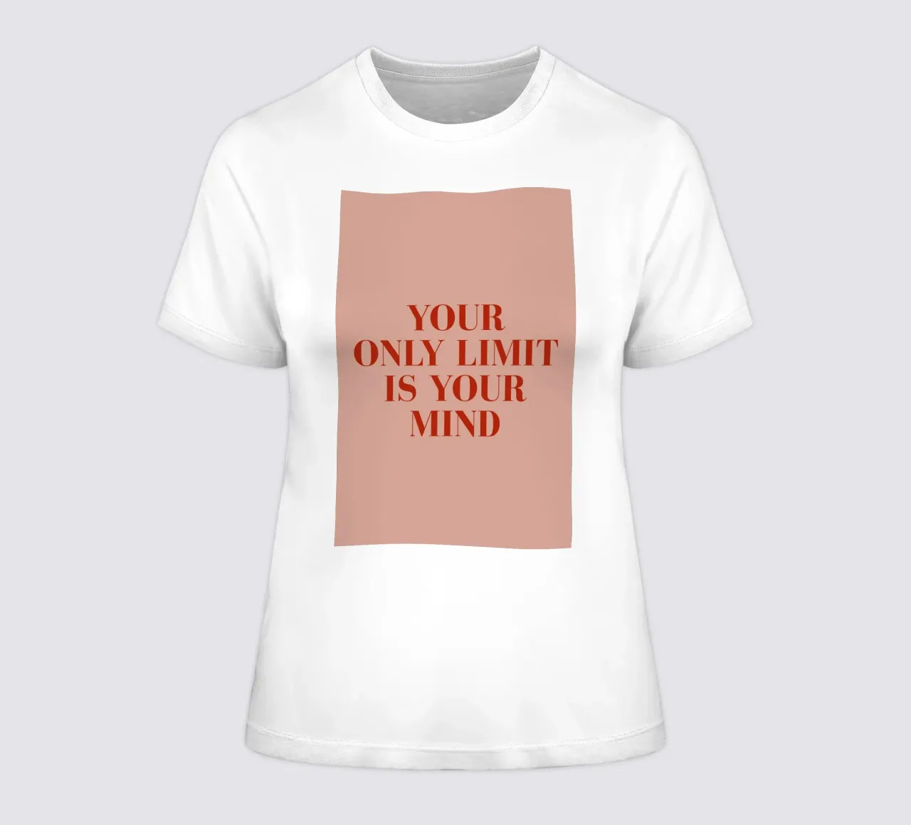 Your Only Limit t-shirt da donna da daylight design studio