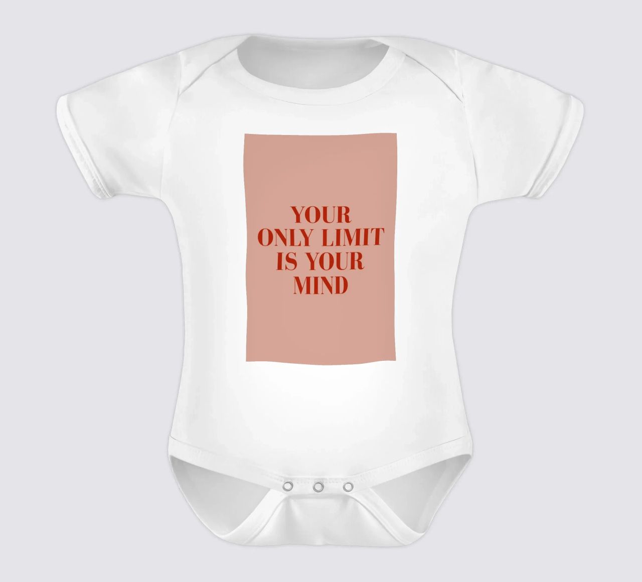 Your Only Limit body neonato maniche corte da daylight design studio