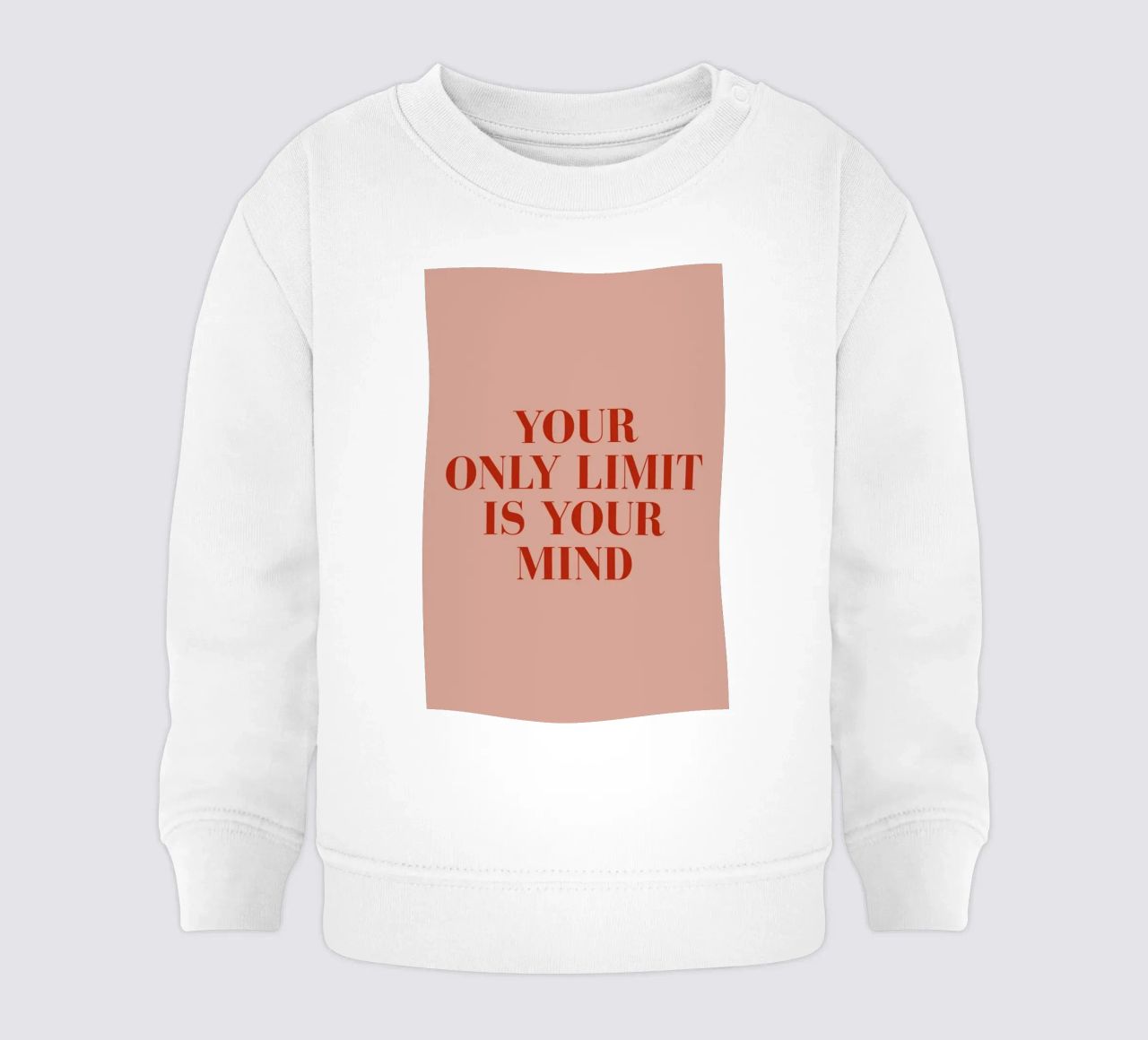 Your Only Limit felpa neonato da daylight design studio