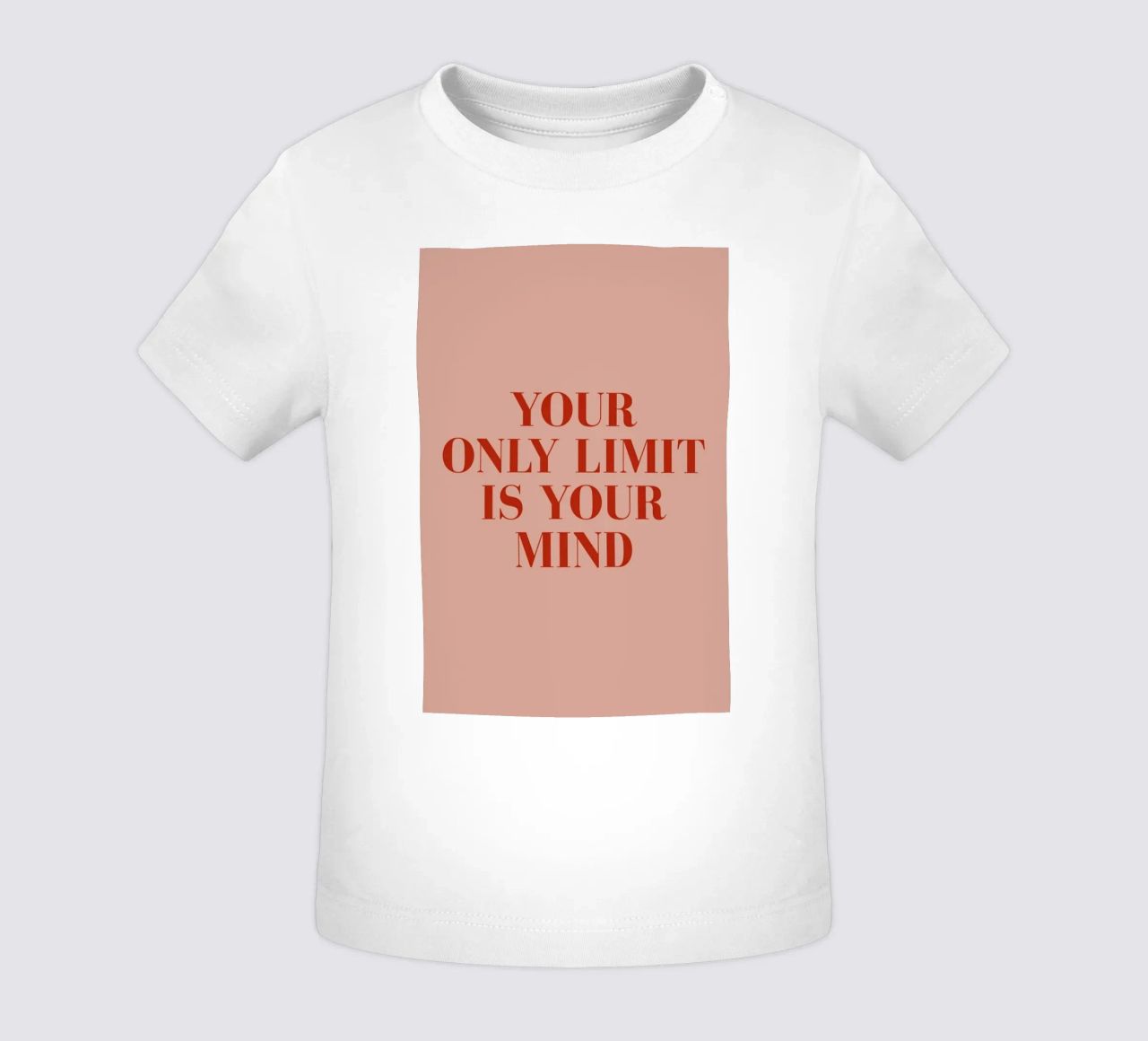 Your Only Limit maglietta neonato da daylight design studio