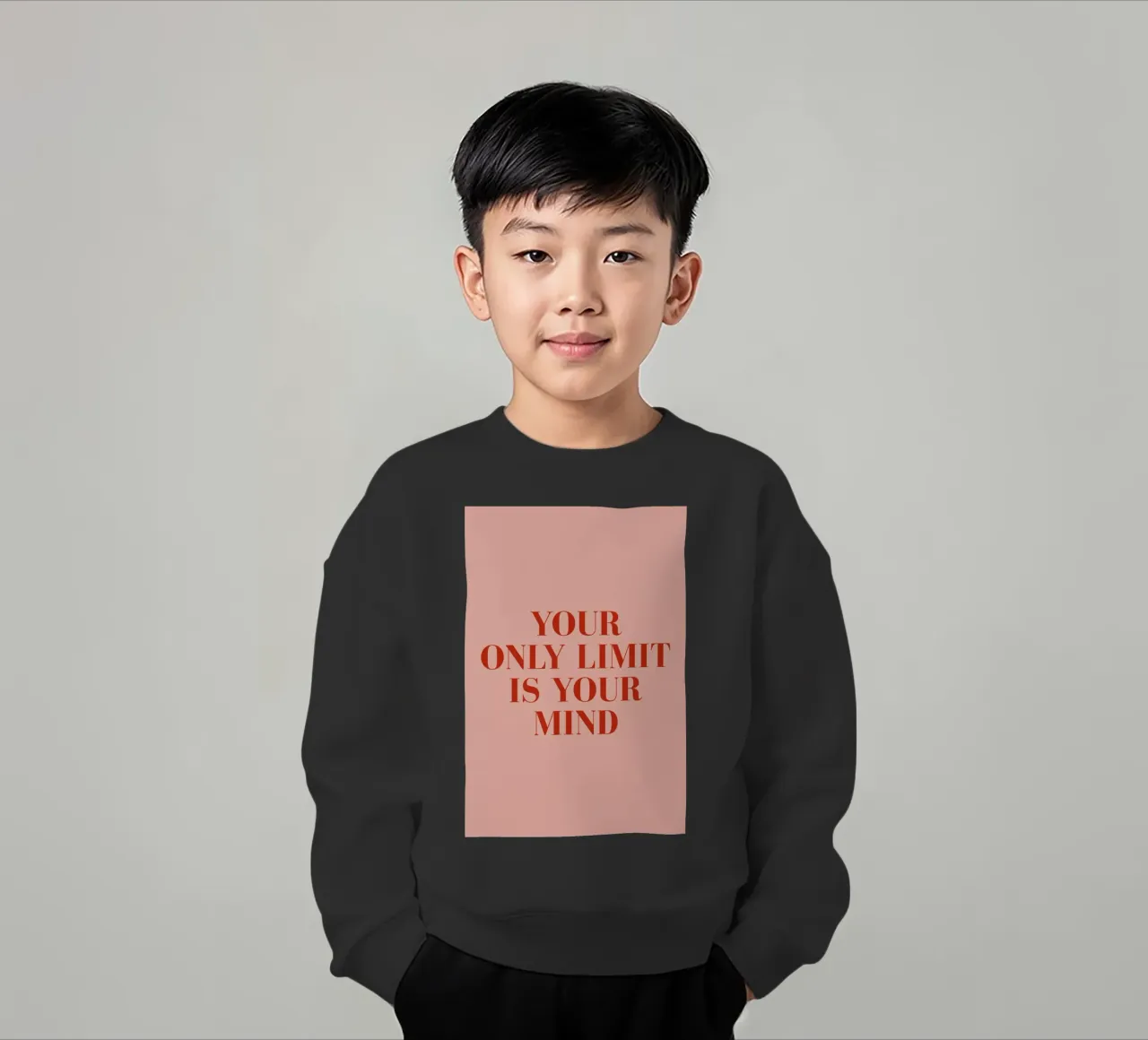 Your Only Limit felpa bambino da daylight design studio
