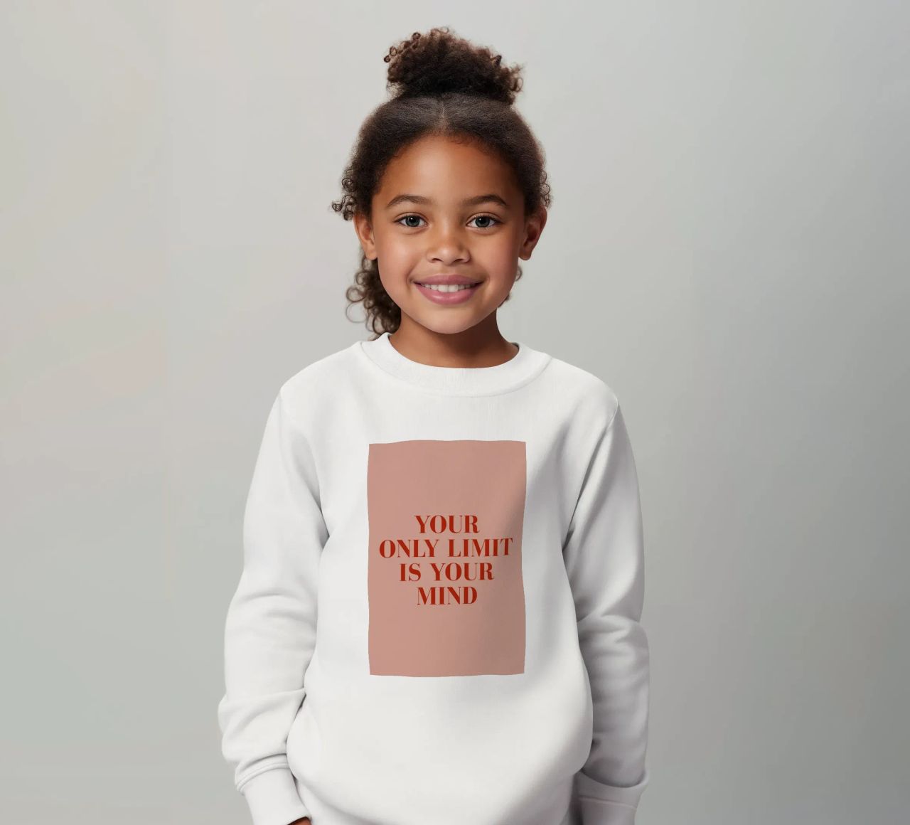 Your Only Limit felpa bambino da daylight design studio
