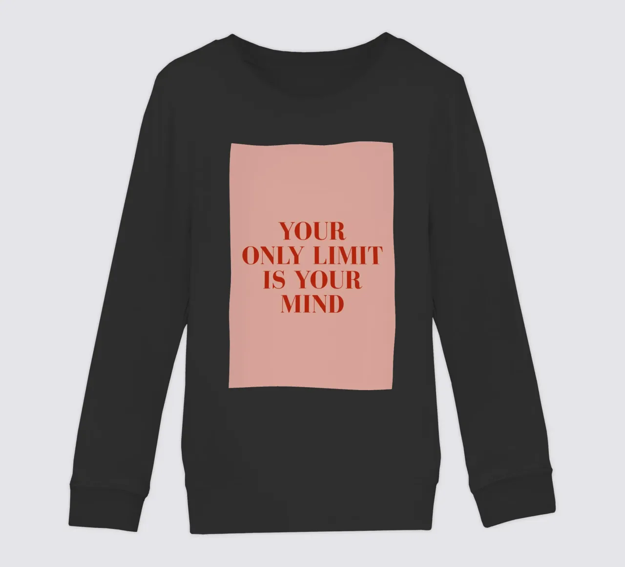 Your Only Limit felpa bambino da daylight design studio