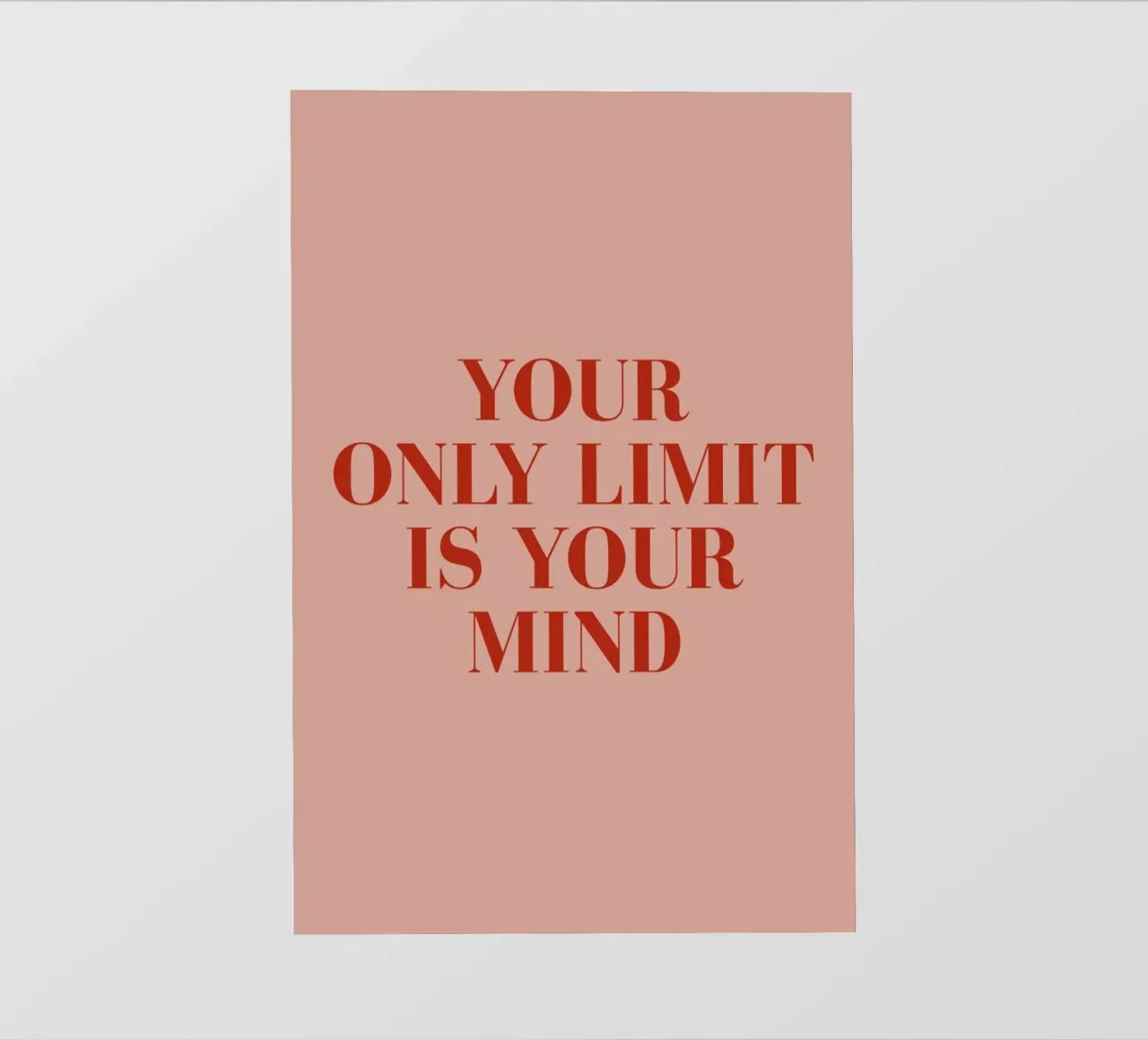 Your Only Limit telo in pvc da daylight design studio