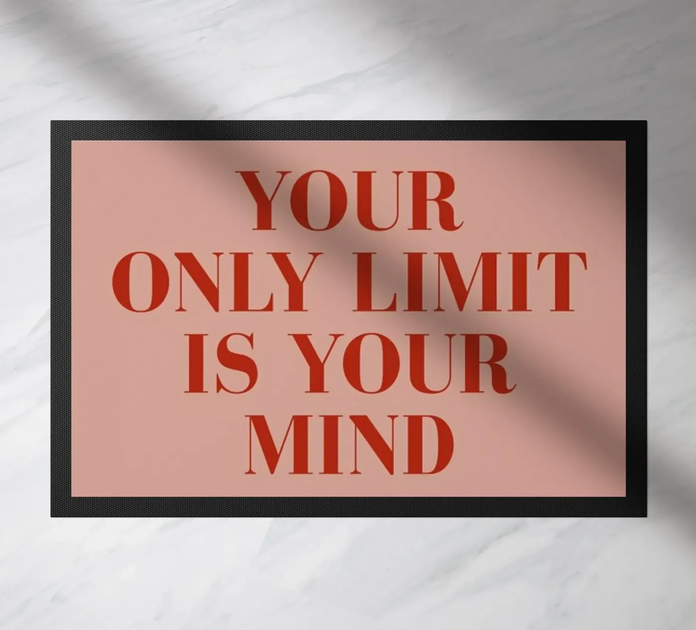 Your Only Limit deurmat van daylight design studio