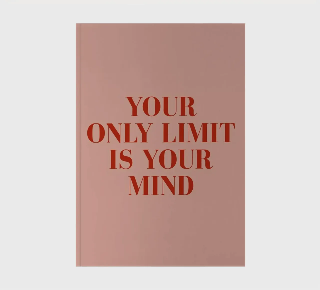 Your Only Limit carnet de notes de daylight design studio