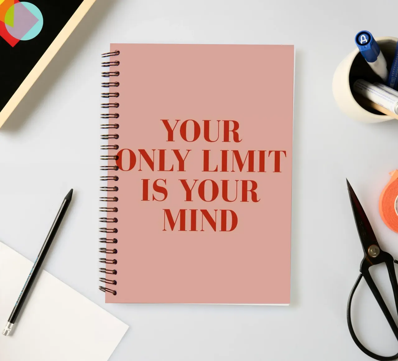Your Only Limit spiral notebook by daylight design studio