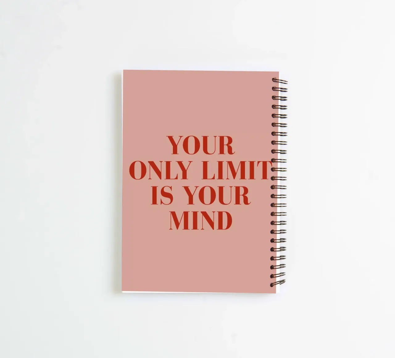 Your Only Limit spiral notebook by daylight design studio
