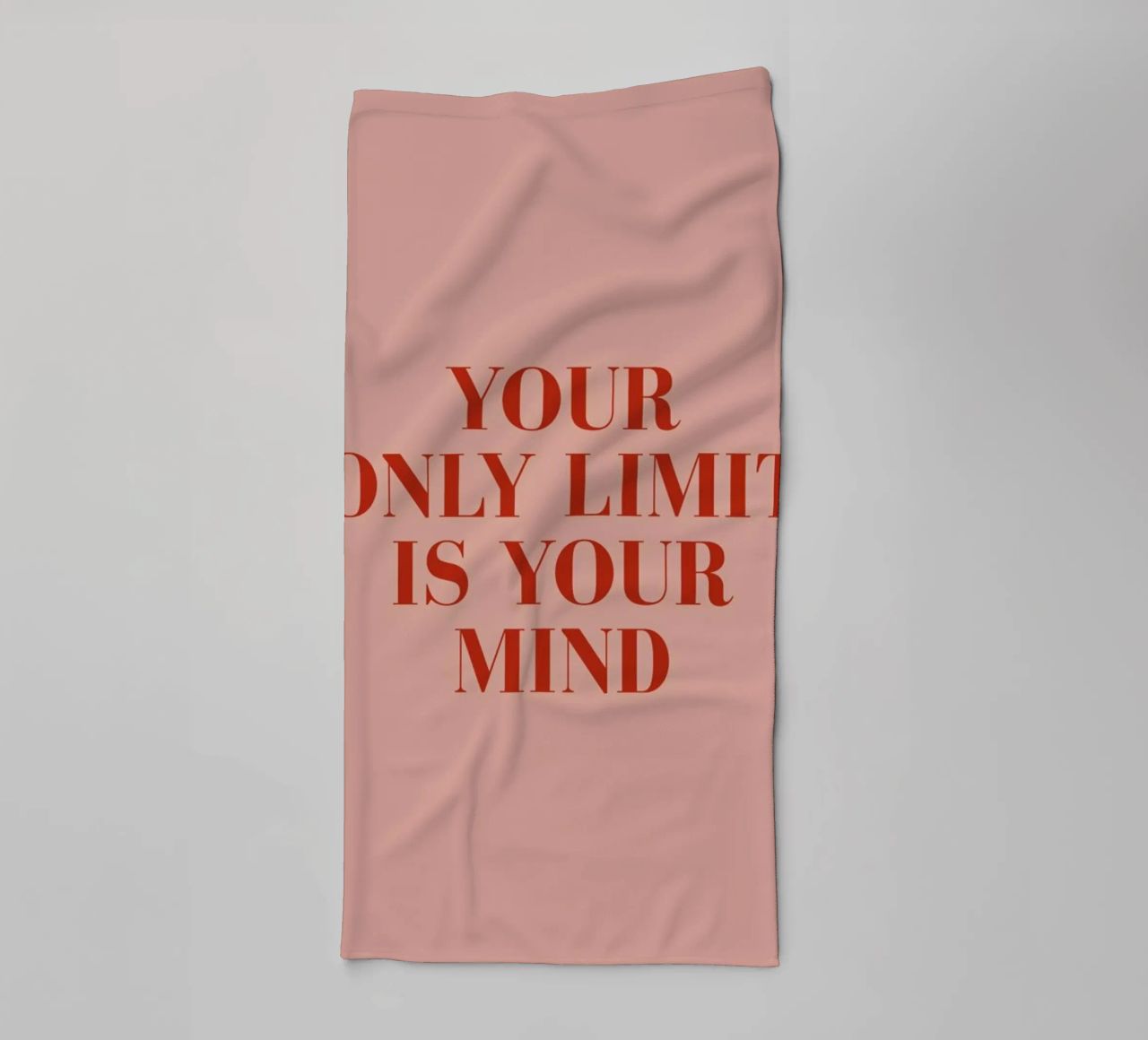 Your Only Limit towel by daylight design studio