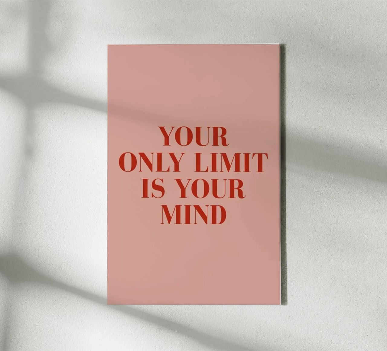 Your Only Limit canvas by daylight design studio