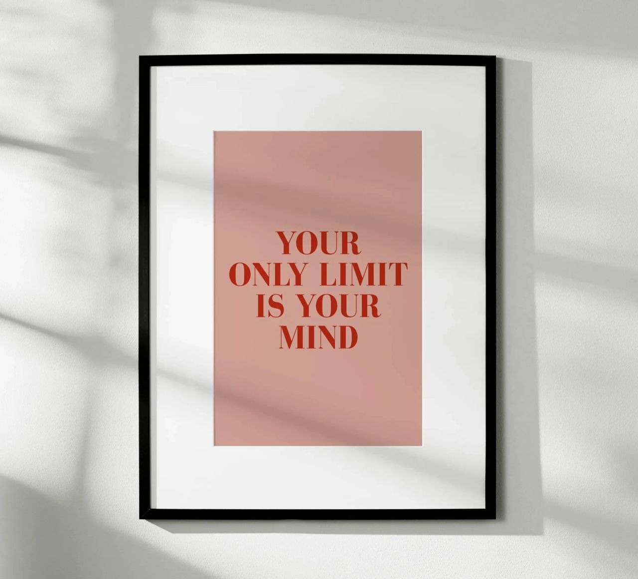 Your Only Limit poster by daylight design studio