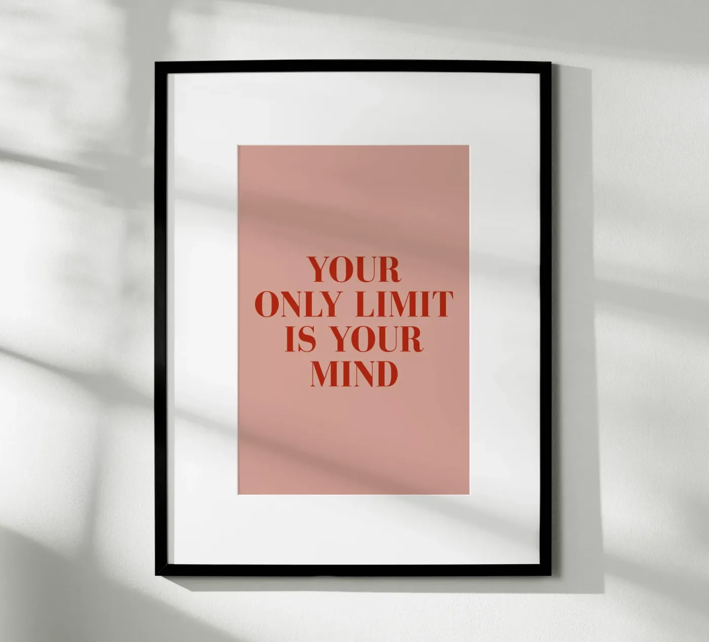 Your Only Limit poster da daylight design studio