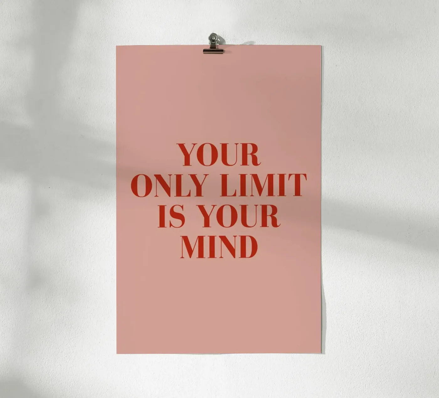 Your Only Limit poster da daylight design studio