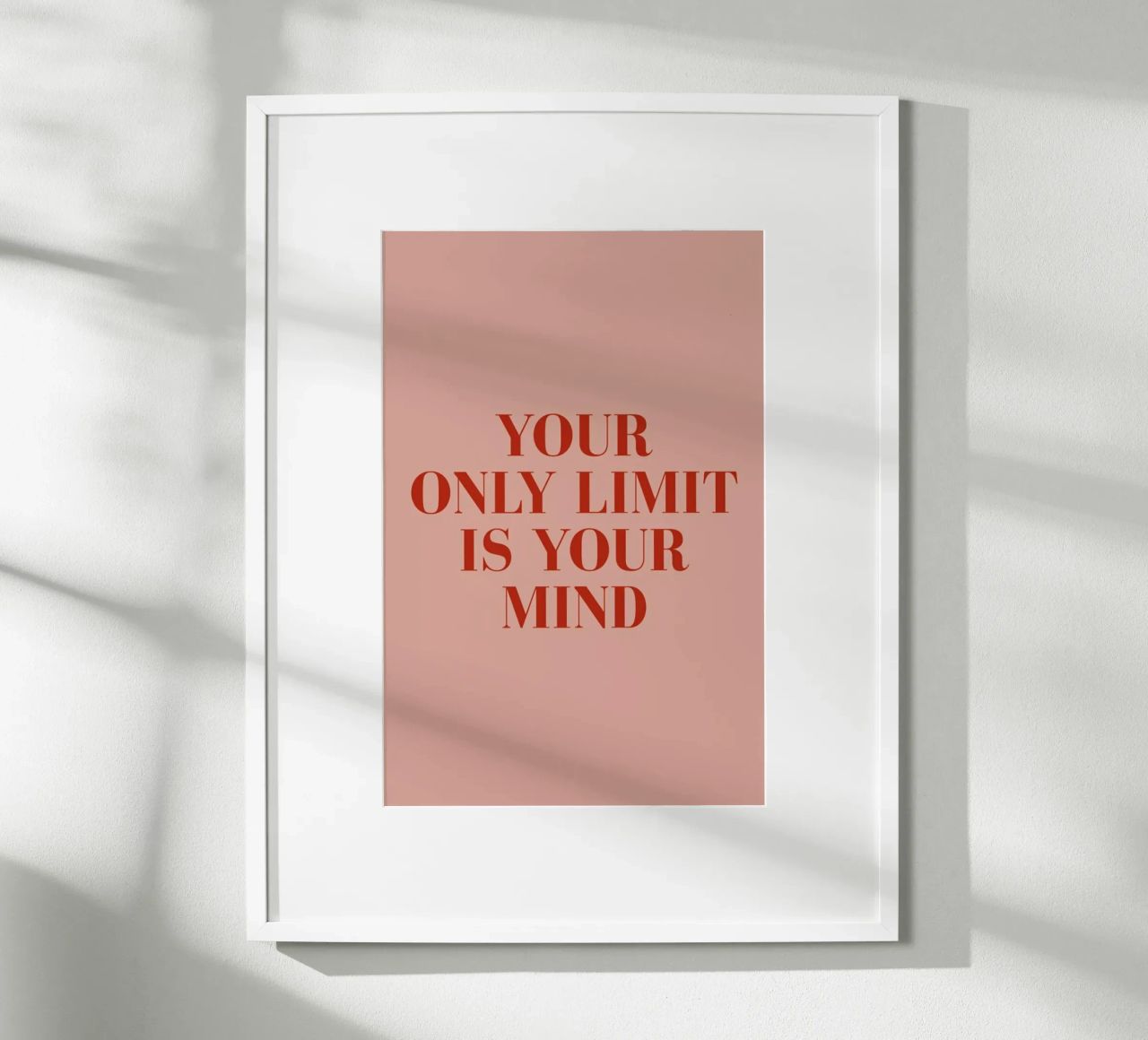Your Only Limit poster by daylight design studio