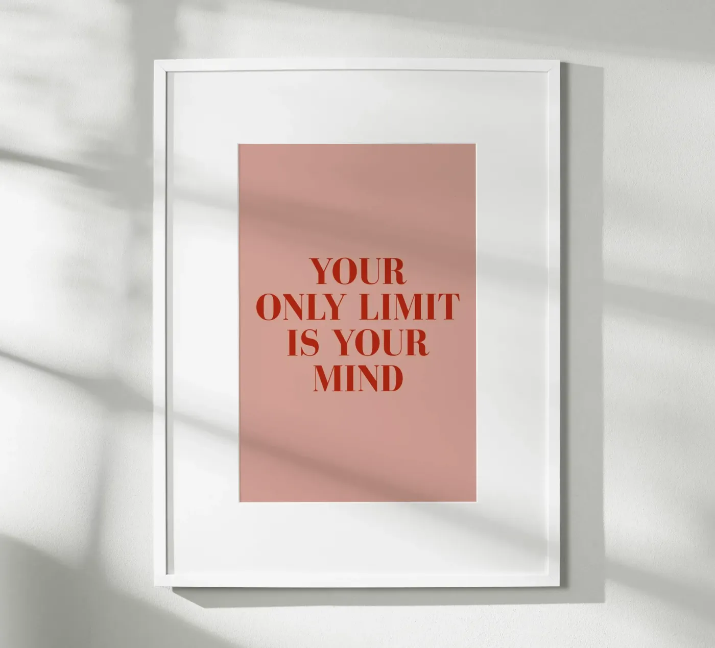 Your Only Limit poster da daylight design studio