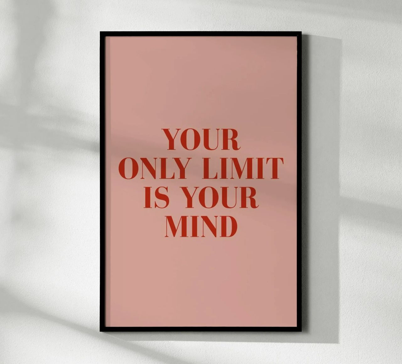 Your Only Limit poster by daylight design studio