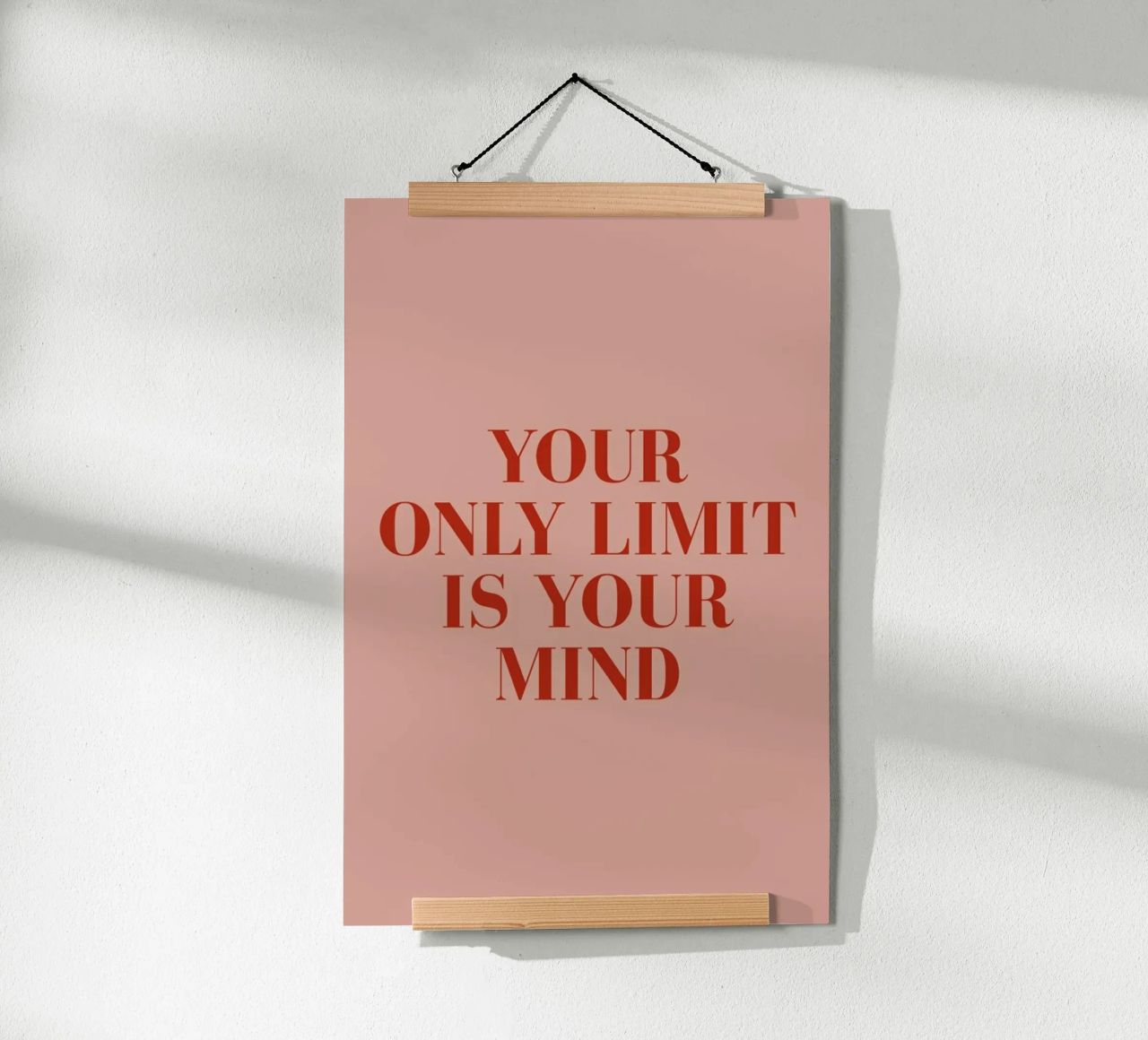 Your Only Limit poster by daylight design studio
