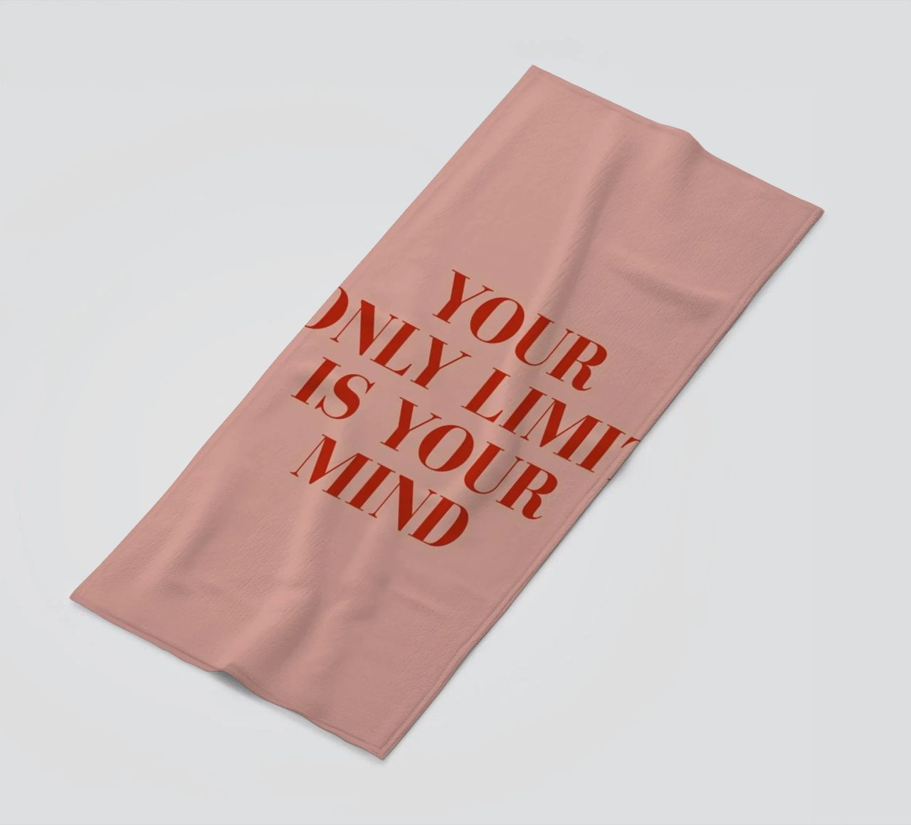 Your Only Limit beach towel by daylight design studio