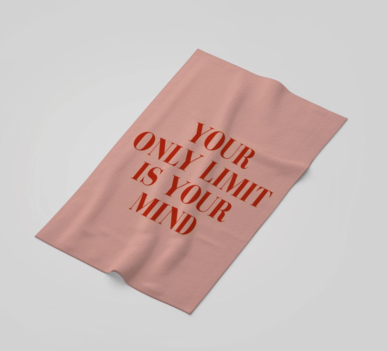 Your Only Limit beach towel by daylight design studio
